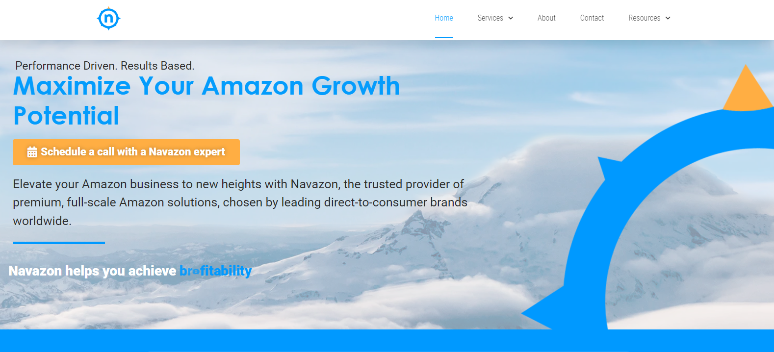 Navazon Consulting website